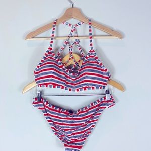 Cikada patriotic two piece swimsuit